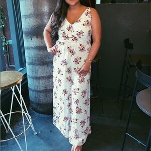 Floral jumpsuit